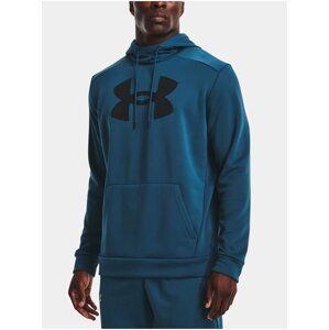 Modrá pánská mikina Under Armour UA Armour Fleece Big Logo HD