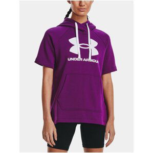 Fialová dámská mikina Under Armour Rival Fleece SS Hoodie