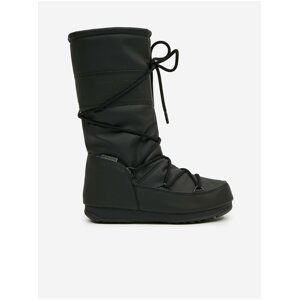 Černé dámské sněhule Moon Boot High Rubber