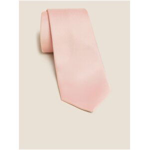 Světle růžová pánská kravata Marks & Spencer