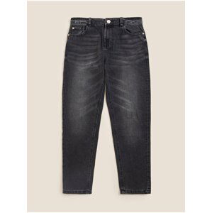 Černé holčičí bavlněné džíny  Marks & Spencer