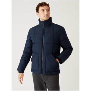 Tmavě modrá pánská prošívaná zimní bunda s technologií Thermowarmth™ Marks & Spencer