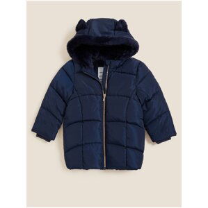 Tmavě modrý dětský zimní kabát s technologií Stormwear™ Marks & Spencer