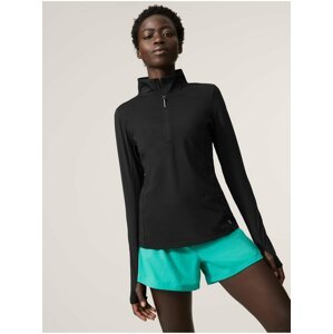 Černé dámské sportovní tričko se stojáčkem Marks & Spencer