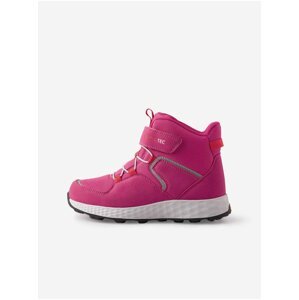 Tmavě růžové holčičí kotníkové nepromokavé boty Reima Vilkas