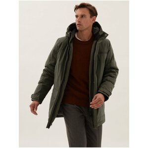 Tmavé zelená pánská parka s technologií Thermowarmth™ Marks & Spencer