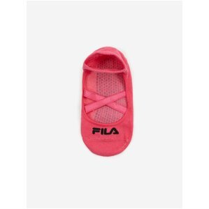 Tmavě růžové dámské protiskluzové ponožky FILA