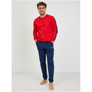Modro-červené pánské pyžamo FILA