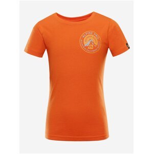 Oranžové dětské tričko ALPINE PRO Oboto