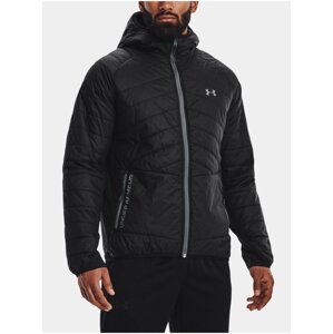 Černá pánská prošívaná bunda Under Armour UA Active Hybrid Jkt