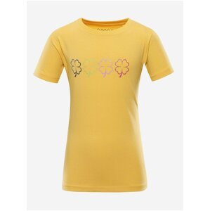Žluté holčičí tričko NAX Goreto