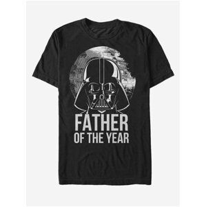 Černé pánské tričko ZOOT.Fan Darth Vader Father Of The Year