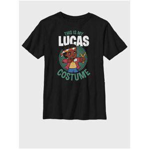 Černé dětské tričko Netflix Lucas Costume ZOOT. FAN