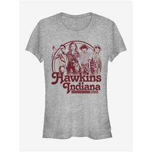 Hawkins Indiana 1985 Stranger Things ZOOT. FAN Netflix - dámské tričko