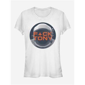 Bílé dámské tričko Netflix Fck Tony ZOOT. FAN