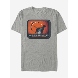Melírované šedé pánské tričko Netflix Animal Behavior Division ZOOT. FAN