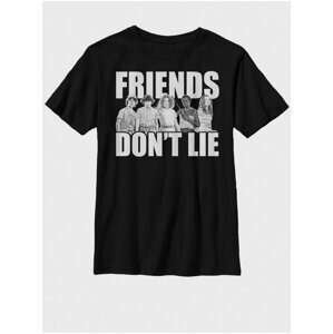 Černé dětské tričko Netflix Cast Friends Don't Lie ZOOT. FAN