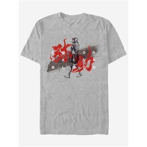 Melírované šedé pánské tričko Netflix Honor Pain Blood ZOOT. FAN
