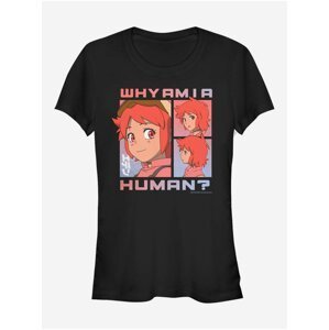 Černé dámské tričko Netflix Human Sara ZOOT. FAN