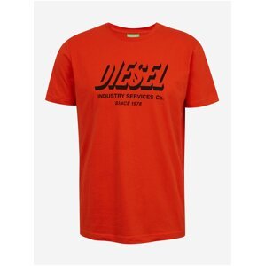 Červené pánské tričko Diesel Diegos