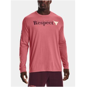 Růžové pánské tričko Under Armour UA PROJECT ROCK RESPECT