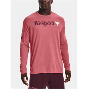 Růžové tričko Under Armour UA PROJECT ROCK RESPECT