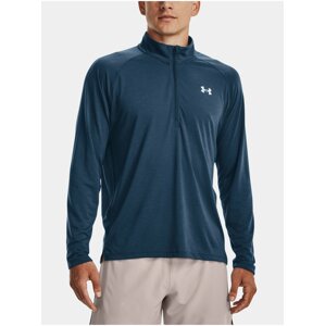 Tmavě modré pánské tričko Under Armour UA STREAKER HALF ZIP