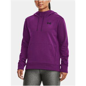 Fialová dámská mikina Under Armour Fleece LC Hoodie