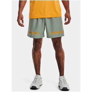 Světle zelené pánské kraťasy Under Armour UA Woven Graphic WM Short