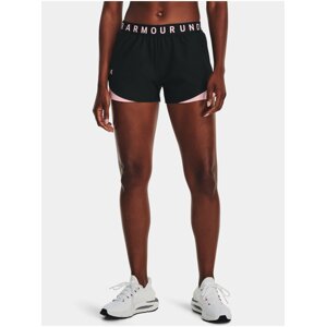 Růžovo-černé dámské kraťasy Under Armour Play Up Shorts 3.0