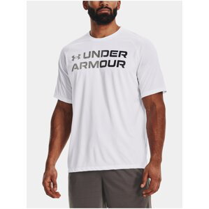 Bílé pánské tričko Under Armour UA Tech 2.0 Gradient SS