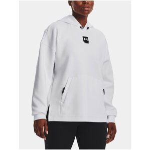 Mikina Under Armour Summit Knit Hoodie - bílá