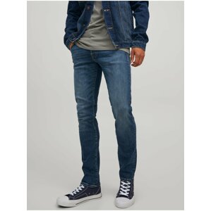 Modré pánské slim fit džíny Jack & Jones Glenn