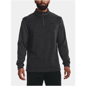 Tmavě šedá pánská mikina Under Armour UA Armour Fleece Twist QZ