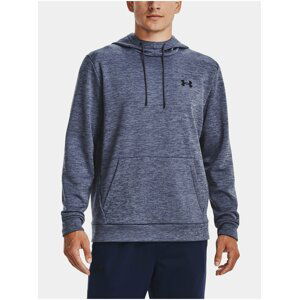 Modrá pánská žíhaná mikina Under Armour UA Armour Fleece Twist HD