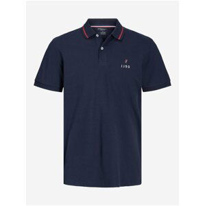 Tmavě modré pánské polo tričko Jack & Jones Joe