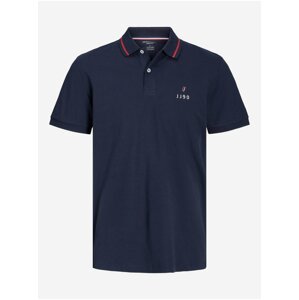 Tmavě modré pánské polo tričko Jack & Jones Joe