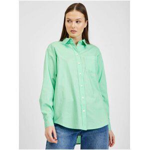 Světle zelená dámská bavlněná košile GAP