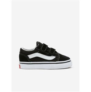 Černé dětské tenisky se semišovými detaily VANS TD Old Skool V