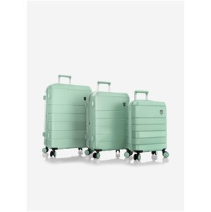 Sada tří cestovních kufrů v světle zelené barvě Heys Neo S,M,L
