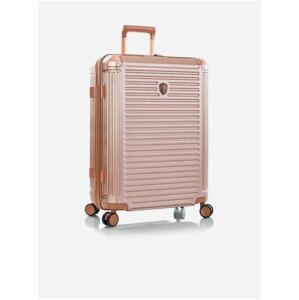 Světle růžový cestovní kufr Heys Edge M