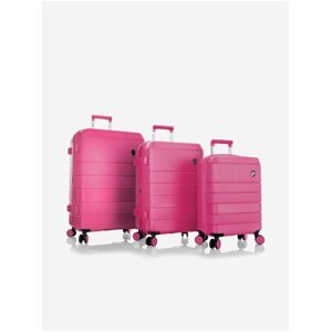 Sada tří cestovních kufrů v růžové barvě Heys Neo S,M,L