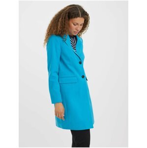 Modrý dámský kabát VERO MODA Gianna