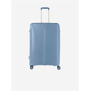 Světle modrý cestovní kufr Travelite Vaka 4w L
