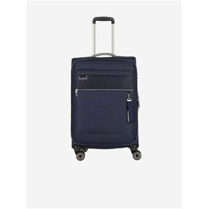 Tmavě modrý cestovní kufr Travelite Miigo 4w M