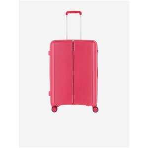 Růžový cestovní kufr Travelite Vaka 4w M