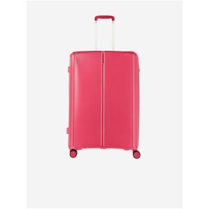 Růžový cestovní kufr Travelite Vaka 4w L