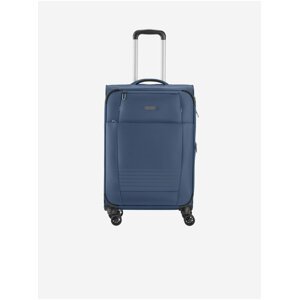 Tmavě modrý cestovní kufr Travelite Seaside 4w M