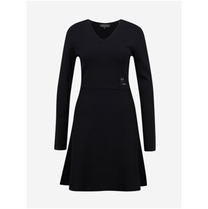 Černé dámské svetrové šaty Armani Exchange