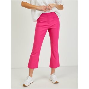 Tmavě růžové dámské zkrácené kalhoty ORSAY